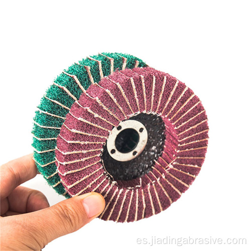 Discos abrasivos de rueda de láminas no tejidas Almohadilla para fregar